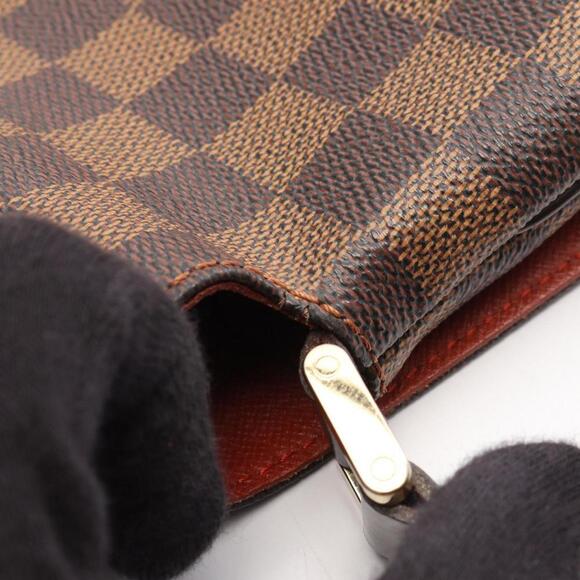LOUIS VUITTON Brown Damier Leather Shoulder Bag - Picture 9 of 14